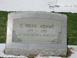 Constance Irene <I>Tynes</I> Adams 