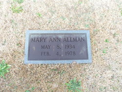 Mary Ann <I>Allman</I> Eakin 