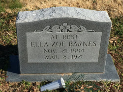 Ella Zoe <I>Fields</I> Barnes 