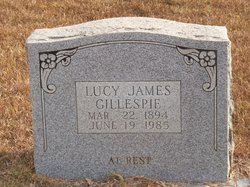 Lucy <I>James</I> Gillespie 
