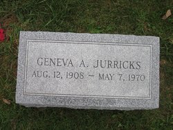 Geneva Alice <I>Oram</I> Jurricks 