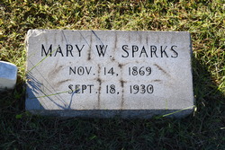 Mary Wilamena <I>Dulin</I> Sparks 