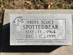 Print Scott Spotted Bear 