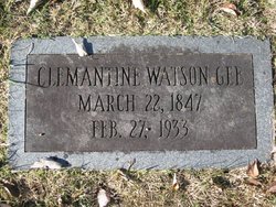 Clementine P. <I>Watson</I> Gee 
