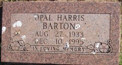 Opal <I>Harris</I> Barton 