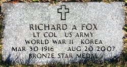 Richard A Fox 