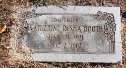 Katherine <I>DeSha</I> Booth 