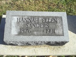 Hannah Ellen <I>Bricker</I> Sanders 