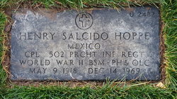 CPL Henry Salcido Hoppe 