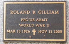 PFC Roland R. “Red” Gilliam 