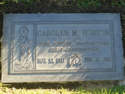 Carolyn Mary <I>Cantor</I> Horton 