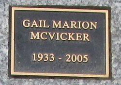 Gail Marion McVicker 