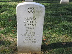 Alpha Omega Adams 