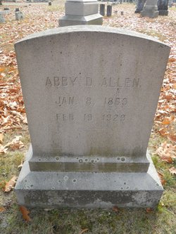 Abby D. <I>Johnson</I> Allen 