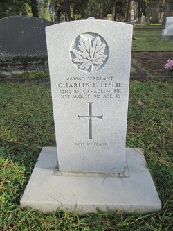 Sgt Charles Edward Leslie 