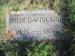 Estella Irene <I>Davis</I> Card 