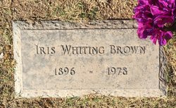 Iris Esther <I>Whiting</I> Brown 