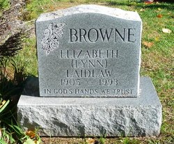 Elizabeth “Lynn” <I>Laidlaw</I> Browne 