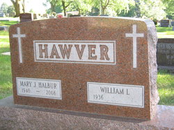 Mary J. <I>Halbur</I> Hawver 