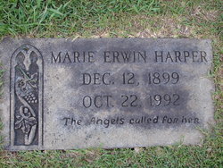 Marie <I>Erwin</I> Harper 