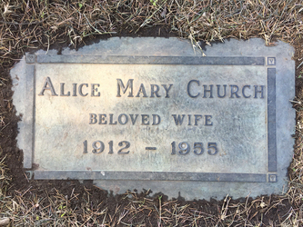 Alice Mary <I>Labby</I> Church 