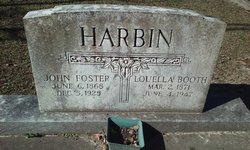 Rev John Foster Harbin 