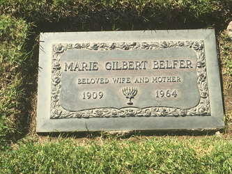 Marie <I>Gilbert</I> Belfer 