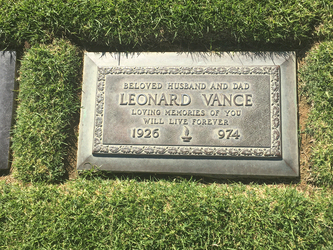 Leonard Vance 