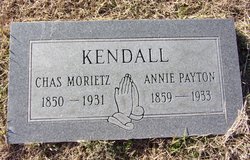 Annie M. <I>Payton</I> Kendall 