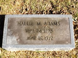 Hallie <I>McCullen</I> Adams 
