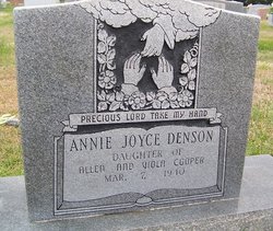 Annie Joyce <I>Cooper</I> Denson 