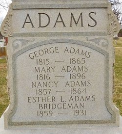 Mary <I>List</I> Adams 