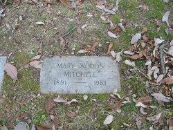 Mary W <I>Woods</I> Mitchell 