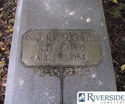 Annie Mae <I>Abel</I> Sockwell 