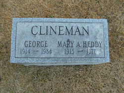 Mary A. <I>Heddy</I> Clineman 