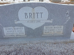Bessie Mae <I>Mason</I> Britt 
