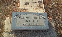 Mariah <I>Hall</I> Crosby 