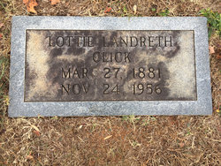 Charlotte C. “Lottie” <I>Landreth</I> Click 