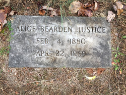 Alice <I>Bearden</I> Justice 