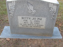 Betty Jo <I>Lacy</I> Pai 