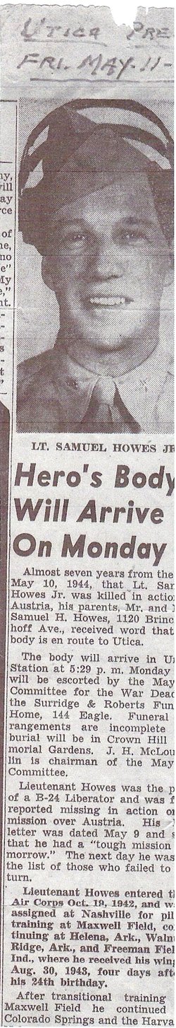 1LT Samuel James Howes Jr.