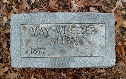 May E <I>Wheeler</I> Allen 