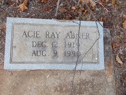 Acie <I>Ray</I> Abner 