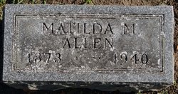 Matilda M <I>Ford</I> Allen 