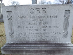 Sarah Adelaide <I>Bishop</I> Orr 