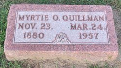 Myrtle O. “Myrtie” <I>Emery</I> Quillman 