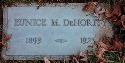 Eunice M. <I>McMahan</I> DeHority 