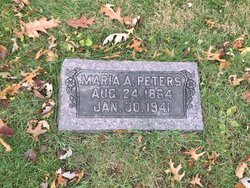Maria Augusta <I>Petrick</I> Peters 