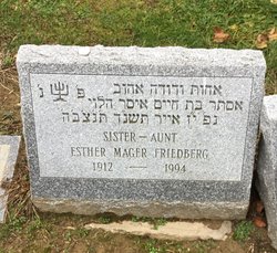 Esther <I>Mager</I> Friedberg 
