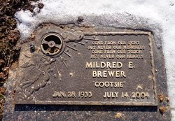 Mildred E “Cootsie” <I>Meade</I> Brewer 